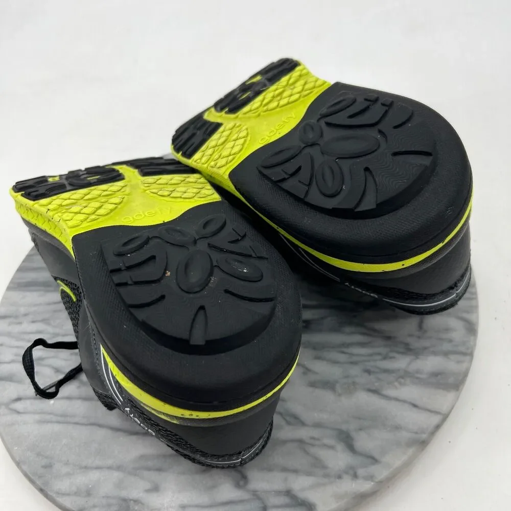 Gravity Defyer Shoes Womens 10.5 Black Lime Green Gdefy Athletic Workout Sneaker